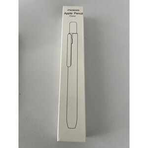 MoKo ZDSS Case for Apple Pencil 1st Gen White Protective Holder with Clip